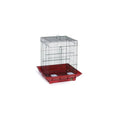 HomeStock Mountain Majesty Clean Life Bird Cage with Spacious Interior, Durable Build, Easy-to-Clean Features, and Secure Design for Birds' Comfort Red - color: Red