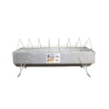 Little Giant® Duck Feeder - Galvanized Steel with Feed Saver Grid - Heavy Duty Metal Feeder Designed for Ducks - Made in USA (20 Inch) - size: 20 Inch