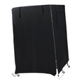 38 x 23 x 51 inch Universal Bird Cage Cover with Vent Design, Adjustable Hem, Magic Sticker, 210D Oxford Cloth - Birds from Bad Weather (Black)