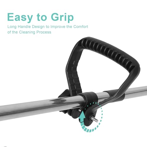 ULTECHNOVO Heavy Duty Long Handle Design in Poultry Manure Scooper Stainless Steel Wide Scoop Surface Efficient Cleaning and Poultry Operations and Chicken Coop