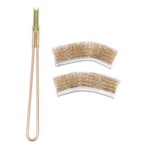 VICASKY 1Set Bird Cage Cleaning Brush Long Handle Parrot Cage Brush for Easy and Cleaning of Birdcages and Feeders Durable Non Deforming Wire Cleaner for All Cage