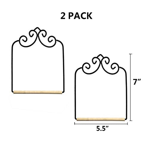 2 Pack Hummingbird Swing Metal Frame Hummingbird Perch Wild Bird Swing with Wooden Dowel for Hanging Outside