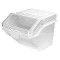 88LB Flour Storage Container With Scoop for Dry Food, Sugar, Baking Supplies,Rice.BPA Free Ingredient Storage Bin，Pet Food Storage Container Dog Cat Birds Food Bin (88 LB) - size: 88 LB