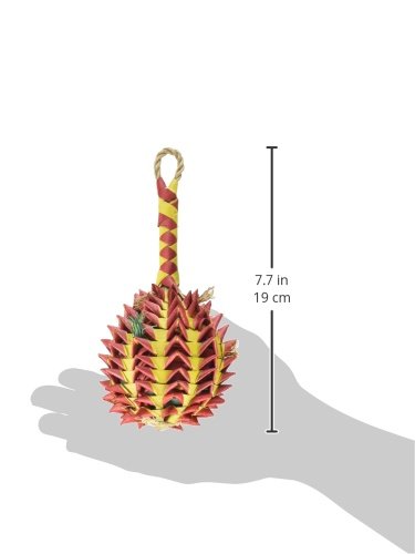 Planet Pleasures Pineapple Foraging Toy, Medium (Pack of 2) - size: Medium (Pack of 2)