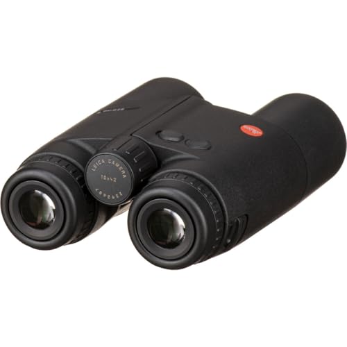 LEICA Geovid R Gen 2022 Compact Lightweight Hunting Bird Watching Rangefinder Binoculars with Carrying Strap Incuded, 10x42 - size: 10x42