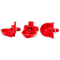 RentACoop DIY Waterer Kit - Horizontal Nipples with Dribble Dish - 20 Pack - size: 20 Pack