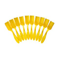 10Pcs NINGDAN Mini Shovel,Plastic Mini Gardening Shovel Spoons Soil Scoops,Cultivation Digging Transplanting Tools for Succulents Potted Flowers,Milk Powder/Coffee Beans Scoops (All Yellow) - color: All Yellow
