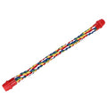 Bird Rope Perch, Colorful Bendable Chewable Cotton Ropes Perch Stand for Parrot Budgie Parakeet Cockatiel Conure Lovebird Finch Canary (S)