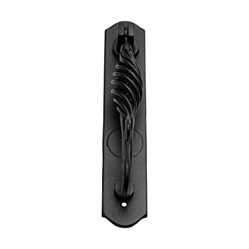 Renovators Supply Manufacturing Door Knockers for Front Door 9 3/8 in. Black Finish Solid Cast Iron Birdcage Style Door Knocker with Mounting Hardware - color: Black Birdcage 9"
