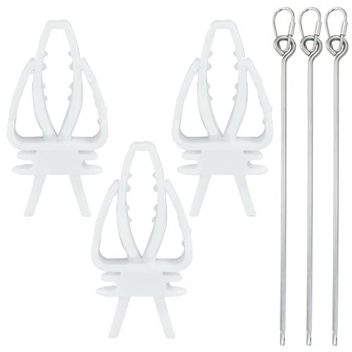 Zorfeter Bird Food Treats Skewer, 6 PCS, Stainless Steel | Parakeet Hanging Food, Fruit Vegetable Stick Holder, For Cockatoo Cockatiel Cage, Treating Tool