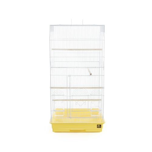 Prevue Pet Products SPECONO1818H-Y Tall Tiel Cage, Yellow - color: Yellow