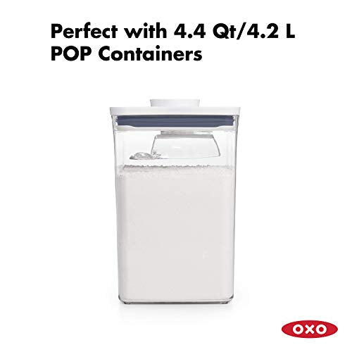 OXO Good Grips POP Container 1/2 Cup Scoop, Clear