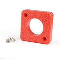 Recycled 1-1/8" Predator Guards for Wrens & Chickadees (Red) - color: Red