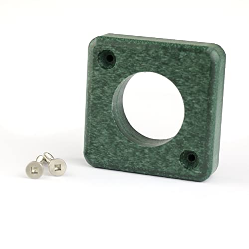 Recycled 1-1/4" Predator Guards for Nuthatches (Green) - color: Green