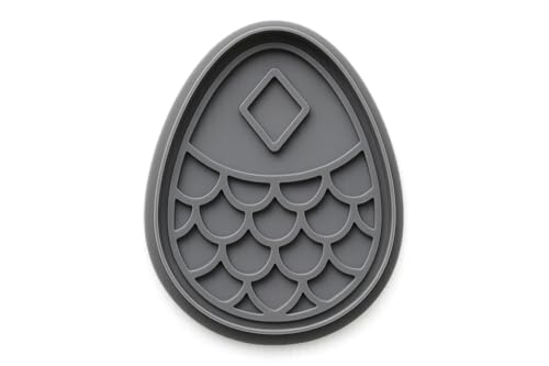 Mystic Scale Egg Cookie Cutter 4x3.2" Premium Baking Design 491-723407