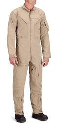 Propper Unisex CWU 27/P Nomex Flight Suit | Flame-Resistant Coverall, Used by Army, Navy, Air Force, and USMC - color: Af Tan, size: 46 Long