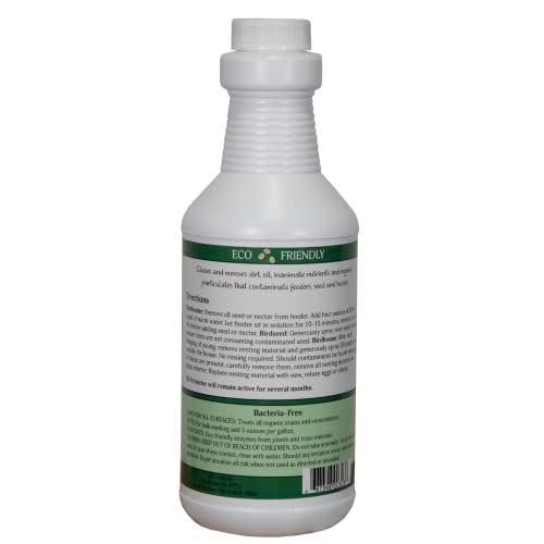 JCs Wildlife 3B Bird Seed, Bird Feeder, and Birdhouse Protector 16 oz. Spray - Natural Enzyme Formula (3, 16 oz. Spray Bottle) - size: 1 Count (Pack of 3)