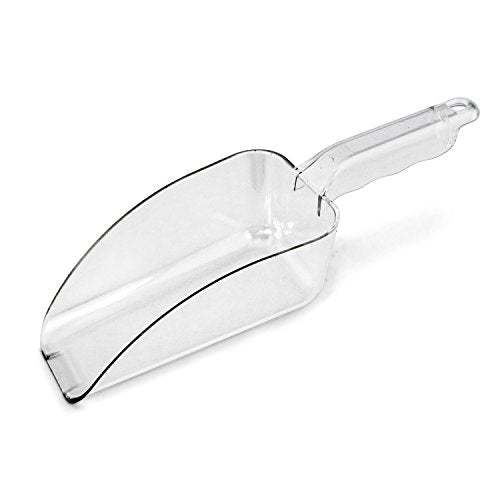 New Star Foodservice Commercial Grade Polycarbonate Plastic Utility Ice Scoop, Clear, 24 oz - color: Clear, size: 24 oz.