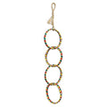 Planet Pleasures 4 Ring Chain 17" Small Bird Toy - size: Small 17"