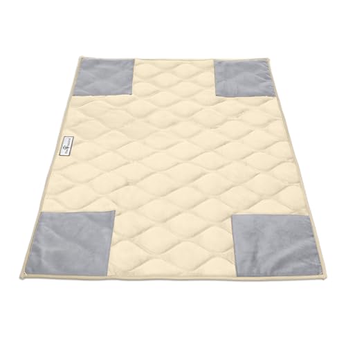 Paw Inspired PopCorner Washable Fleece Cage Liners, C&C 2x3, Beige | Reinforced Corners, Super Absorbent Mat, Bedding, Waterproof Bottom, Guinea Pigs, Ferrets, Rabbits, Hamsters, Small Animals - color: Tan, size: C&C 2X3
