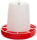 Little Giant® Deluxe Plastic Hanging Poultry Feeder - Heavy Duty Automatic Container for Chickens, Turkeys, Ducks, Geese, and Other Poultry - Made in USA | 22 Pound - size: 22 Pound