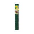 YardGard Galvanized PVC Coating Hexagonal Poultry Netting for Confinement and Support of Animals, Plants, Soil or Compost Materials, Green