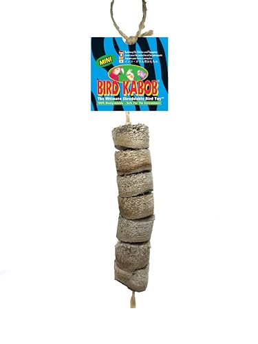 Bird Kabob Pet Mini Shreddable Bird Toy - size: Mini