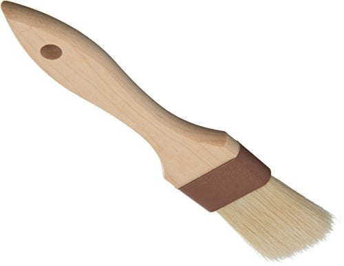 SPARTA Kitchen Basting Brush – 4037300 Basting Brush for Cooking Flat Boar Bristle Brush, Hardwood Handle for Kitchens, Restaurants, Catering, High Heat Food Prep, 1.5in - size: 8.25" x 1.5" (Pack of 1)