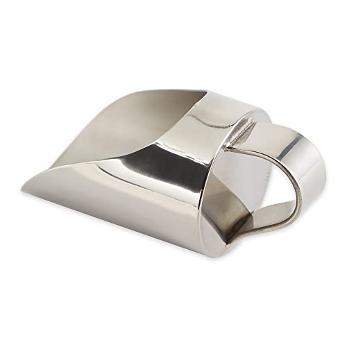 RSVP International Endurance Kitchen Collection Measuring Tools, Dishwasher Safe, Vintage Mini Scoop, Stainless Steel - size: Mini Scoop (Pack of 1)