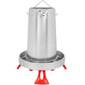 Premier 1 Galvanized Cone Poultry Feeder – 22 lb Capacity, Feeder Only | Heavy-duty galvanized metal. Free standing or hanging. Built-in handle. For broilers to layers & waterfowl. - style: Feeder Only