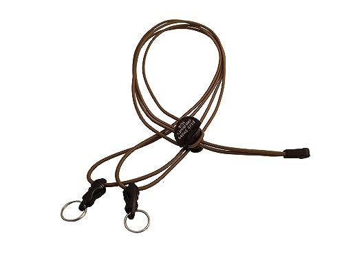 Premium Binocular Harness - Coyote brown Adjustable Chest Strap for Hunting, Birding & Hiking - Comfortable Waterproof Quick-Release System (Coyote brown) - color: Coyote Brown