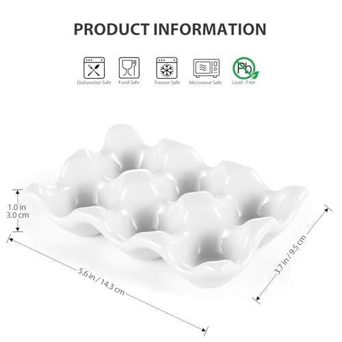 Cup Egg Tray Holder (White) - color: White