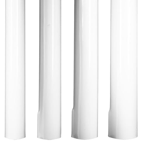 Heath Telescoping Martin House & Gourds Poles, White, 2 Pack