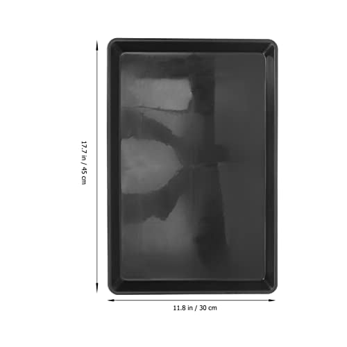 Ipetboom 2PCS Large Dog Crate, 11.7x11.8 Dog Crate Pans Replacement Tray, Plastic Bottom Dog Kennel Crate Tray for Pet Cages - size: 46x30cm