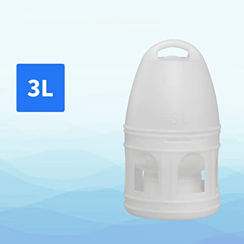 2X Bird Water Drinker Chicken Dove Quail Parrot Parakeet Pigeon Water Dispenser Feeder with Handle Large Capacity Water Pot Container
