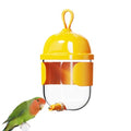 Birds Water Bottle, 330ML Automatic Bird Drinking Dispenser with Sensitive Valve, Stable & Leak-Proof Parrots Water Feeder for Small-Medium Birds - color: Yellow