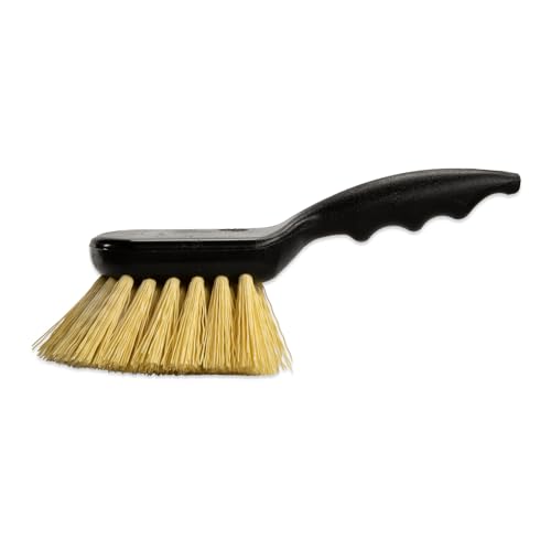 SPARTA Utility Scrub Brush, Polypropylene Bristles, 8.5 Inch, Black | Chemical- and Water-Resistant Bristles, Crimped Filament, BPA Free, FDA-Compliant Bristles