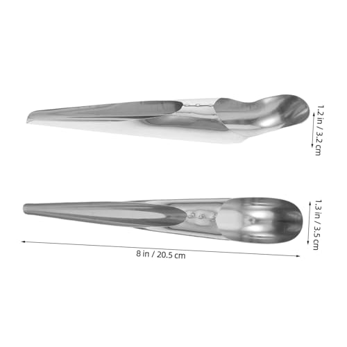 BESPORTBLE Stainless Steel Bird Feeder Filler Scoop Parrot Food Filling Scoop Tool Bird Feed for Indoor Outdoor Use 8.07 in Feeding Accessory for Easy Food Refills