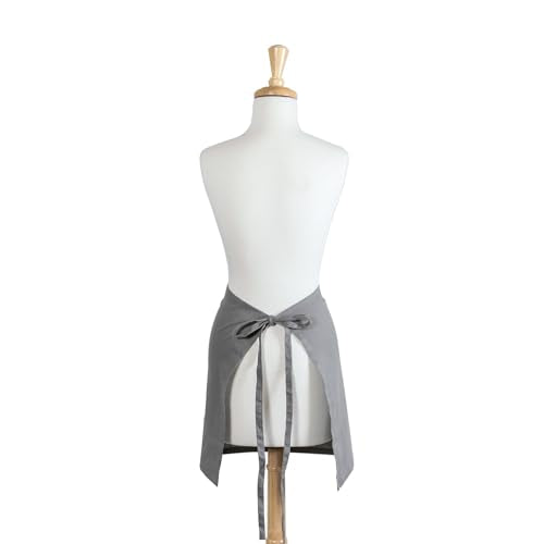 DII Everyday Basic Kitchen Collection - color: Gray, size: Regular Size Chef Apron