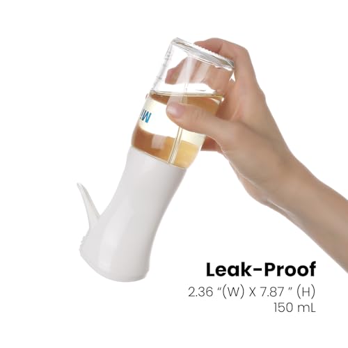 Oil Sprayer 150ml glass bottle. Upgraded Version.Fine Mist Spray Bottle for Air Fryer, Olive Oil, Avocado Oil, Healthy Nonstick Frying, Commercial & Home Kitchen Use (PS635) - style: PS635