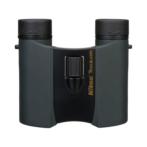 Nikon Trailblazer 10x25mm Binoculars - Compact, Waterproof & Fogproof, Bright Multilayer-Coated Optics, Roof Prism - All-Terrain Outdoor Wildlife Viewing & Birdwatching Binoculars (8218) | Waterproof, fogproof, compact, Waterproof & Fogproof, Bright, brig