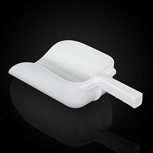 New Star Foodservice Commercial Grade Polycarbonate Plastic Utility Ice Scoop, White, 64 oz - color: White, size: 64 oz.