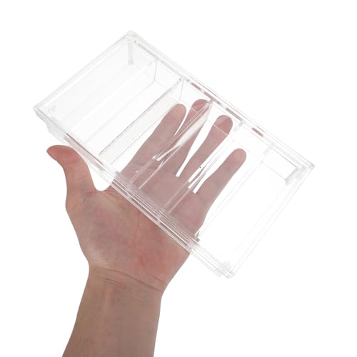 Acrylic Incubation Box with Lid, 6-Compartment Fish Breeder Tray, Laboratory Specimen Observation and Research Small Incubator for Aquarium and Experimental Use