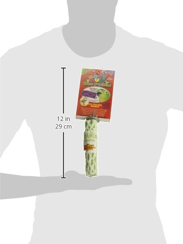 Polly's Tooty Fruity Pollen Bird Perch, Small (Assorted Flavor)… - size: Small