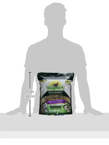 Wagner's 82072 Gourmet Nut & Fruit Wild Bird Food, 5 Pound (Pack of 1) - size: 80 Ounce (Pack of 1)