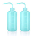 Squeeze Bottles Succulent Watering Bottle 500ml Blue Water Squirt Irrigation Bottle Squeeze Sprinkling Can Plastic Wash Plant Bottle 2pc - color: Blue
