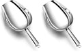 TeamFar Ice Scoop 24 oz, Stainless Steel Big Large Scoop, for Sweet Food Popcorn Flour, Healthy & Heavy Duty - Dishwasher Safe (Pack of 2) - size: 24 oz (Pack of 2)