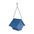 Wren Roost Recycled Plastic Bird House with Clean-Out Door, Wild Bird House and Outdoor Décor, Blue