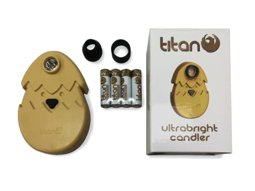 Titan Incubators Ultrabright Chicken Egg Candler/Egg Candling - Battery Powered