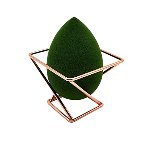 AKOAK 2 Pcs Makeup Sponge Holder, Makeup Blender Storage, Rose gold